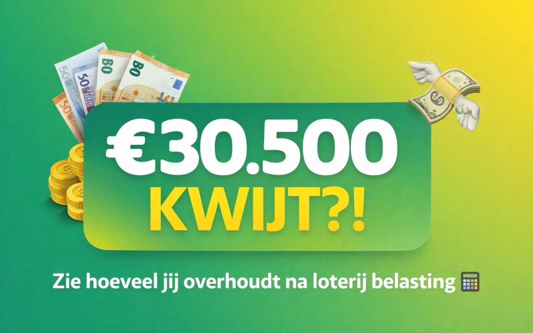 Hoeveel belasting betaal je over winnen