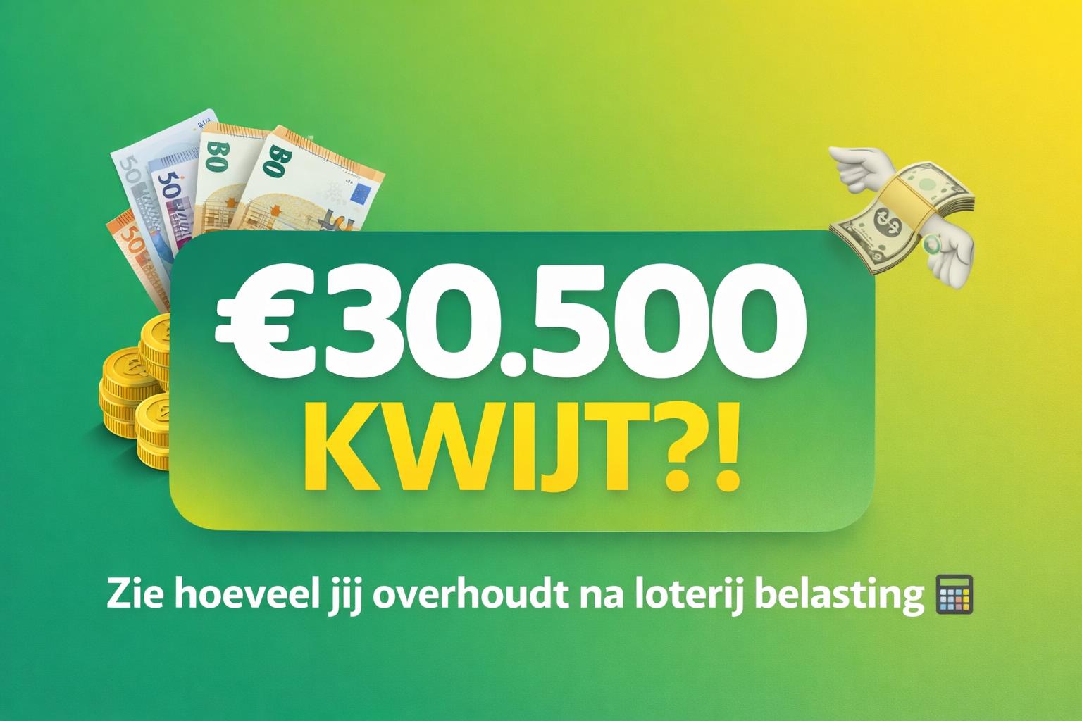 Hoeveel belasting betaal je over winnen